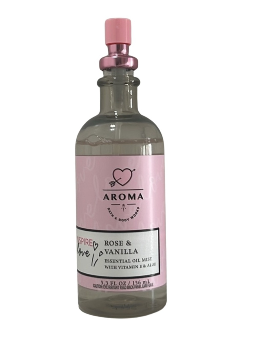 🌹 BATH & BODY WORKS INSPIRE LOVE ROSE VANILLA ESSENTIAL OIL MIST